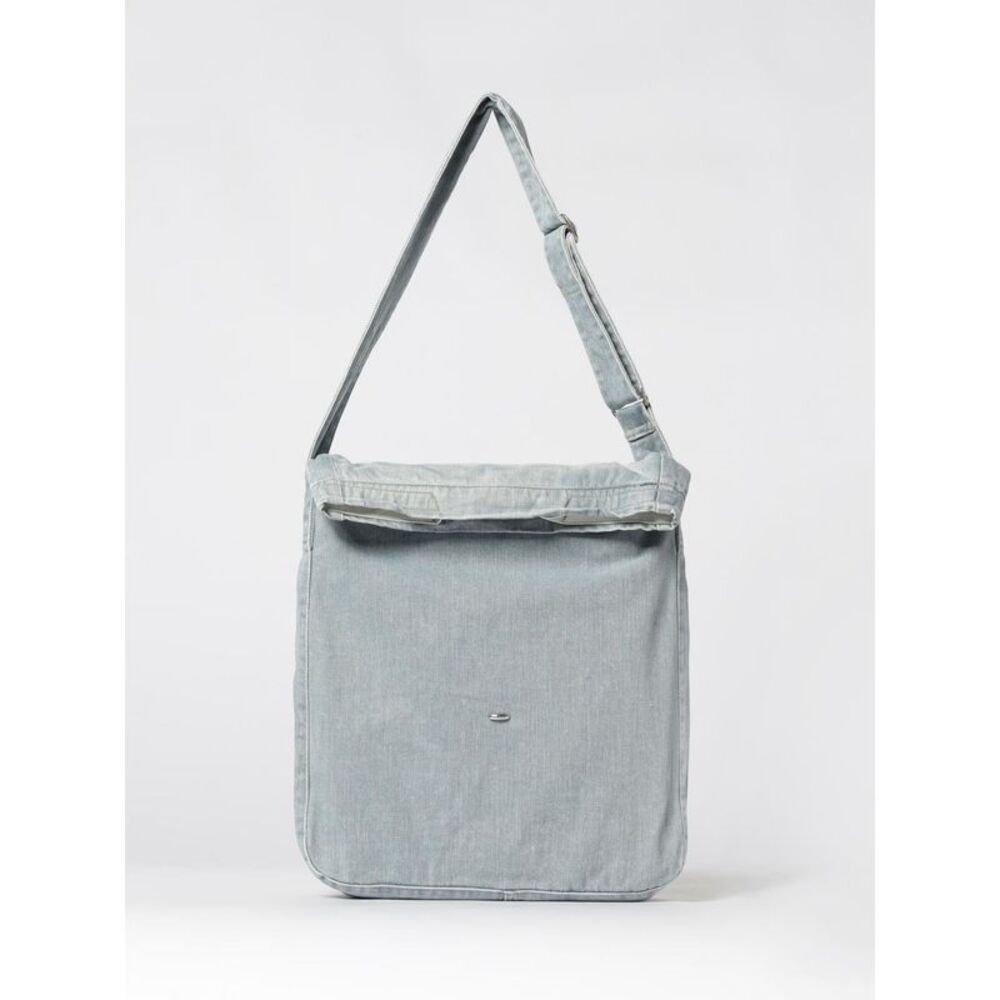 Large Our Legacy Shoulder Bag In Cotton Denim With Adjustable Strap